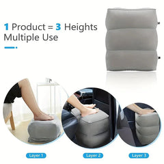 Adjustable Inflatable Foot Rest Pillow