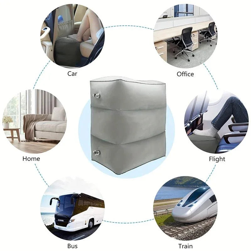 Adjustable Inflatable Foot Rest Pillow