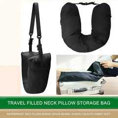 Fillable Travel Neck Pillow Case