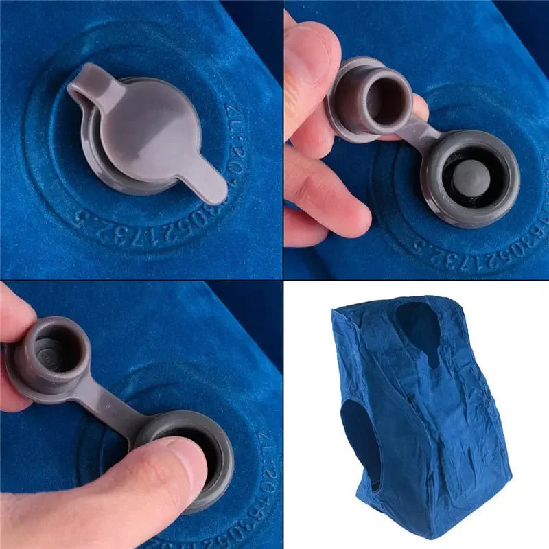 Inflatable Travel Headrest Pillow
