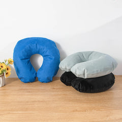 Portable Inflatable U-Shaped Travel Pillow