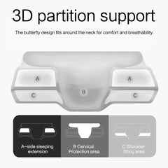Anti-Snoring Memory Foam Neck Pillow