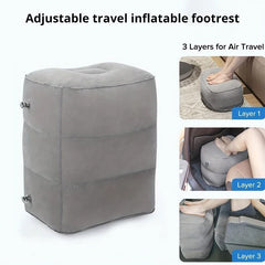 Adjustable Inflatable Foot Rest Pillow