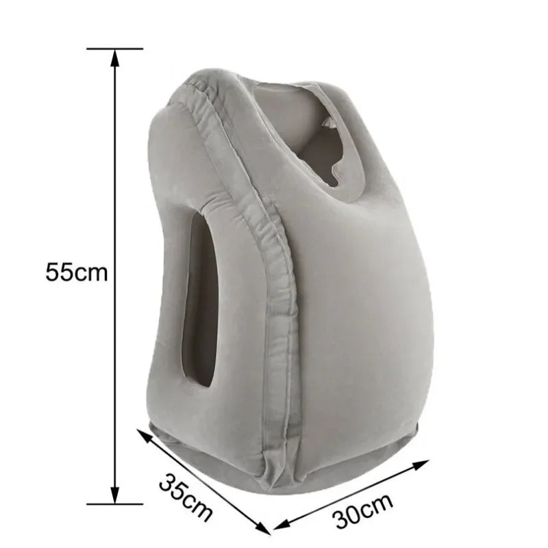 Inflatable Travel Headrest Pillow