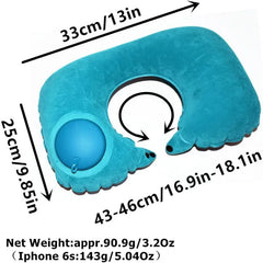 Automatic U-Shaped Travel Neck Pillow