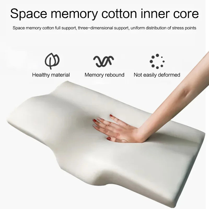 Anti-Snoring Memory Foam Neck Pillow